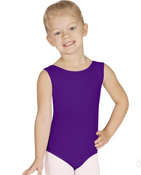 Eurotard 4489 Girls Microfiber Tank Leotard Purple